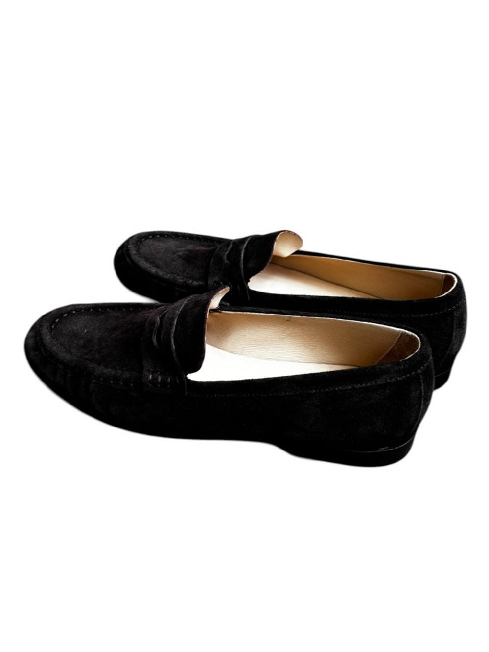 Tuckernuck Chocolate Suede Vivian Loafers 8.5 - Picture 6 of 8